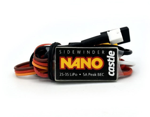 Castle Creations Creations Sidewinder Nano Micro PnP 12,6V ESC met XT30 en JST