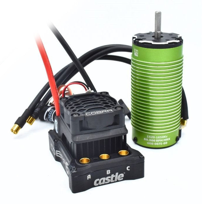 Castle Creations Cobra 6 ESC + 1520-1650KV sensorgesteuerter bürstenloser Motor