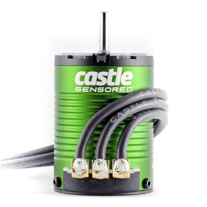 Castle Creations 1410-3800KV 4-poliger sensorbasierter bürstenloser Inrunner-Motor mit 5 mm Welle