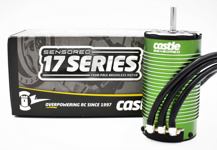 Moteur brushless Castle Creations 1717-1260KV à 4 pôles avec capteur