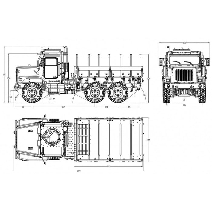 Cross RC TC6 1/12 Flagship Version Crawler Truck Kit