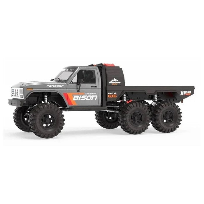 Cross RC EMO XL Bison 6x6 1/8 Camion Crawler Brushless PNP (Gris)