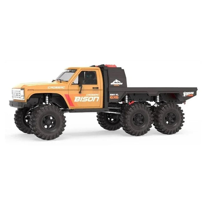 Cross RC EMO XL Bison 6x6 1/8 Camion Crawler Brushless PNP (Jaune)