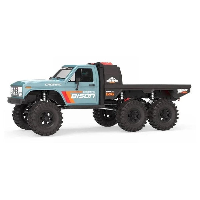 Kit de crawler camion Cross RC EMO XL Bison 6x6 1/8 (Bleu)