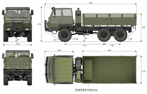 Cross RC SC6 1/12 6x6 Kettenfahrzeug PNP
