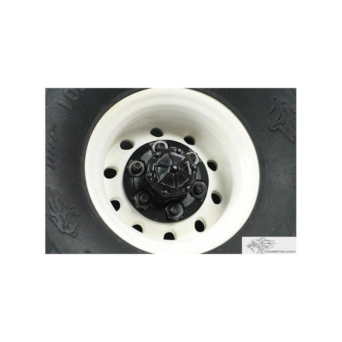 Cross RC 2PCS 1.9" Wheel Rims (White, Alu)