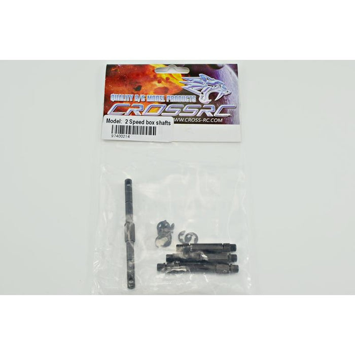 Cross RC 2-Speed Gearbox Transmission Drive Shaft for GC4 HC4 HC6 1/10
