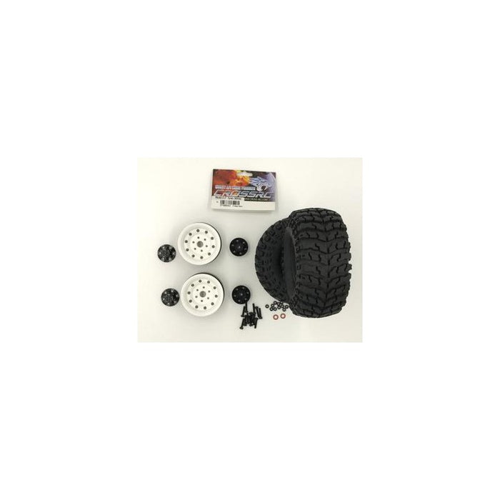 Cross RC 2PCS 2.2" Crawler Tire Insert Foam Set for PG4 Series 1/10 (White, Soft)