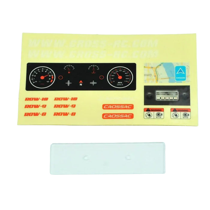 Cross RC Panel Parts Sticker for Cross RC SG4 1/10