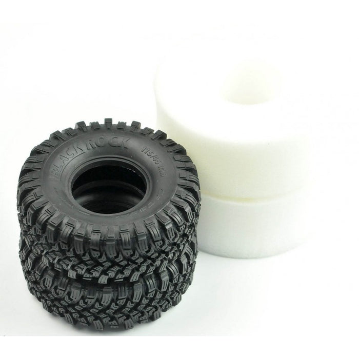 Cross RC 2PCS 1.9" 115/45mm Wheel Tires w/ Foams
