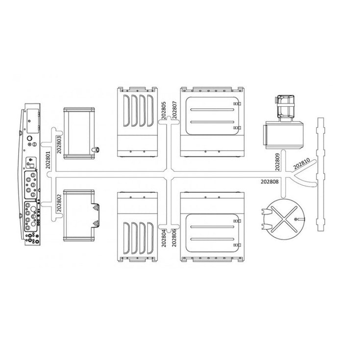 Cross RC Front Cover Accessory for BC8 1/12