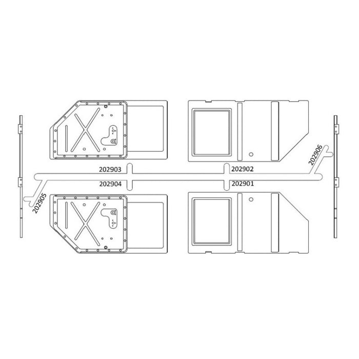 Cross RC Doors for BC8 1/12