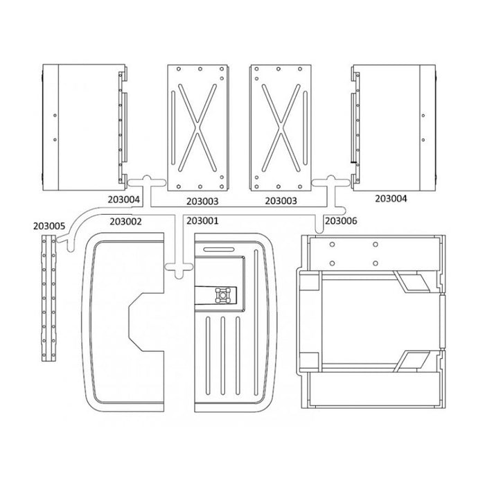 Cross RC Winch Box for BC8 1/12