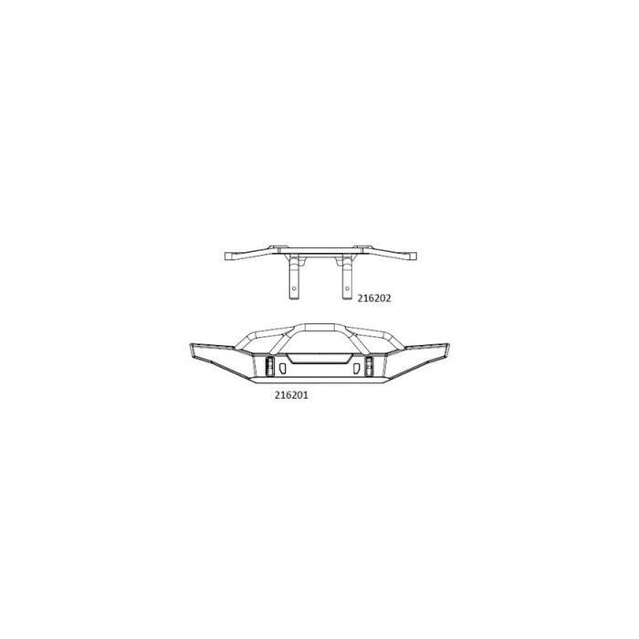 Cross RC Front Bumper Assembly for JT4 1/10