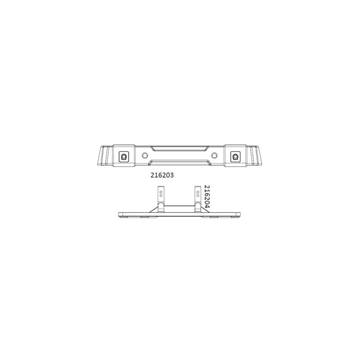 Cross RC Rear Bumper Assembly for JT4 1/10