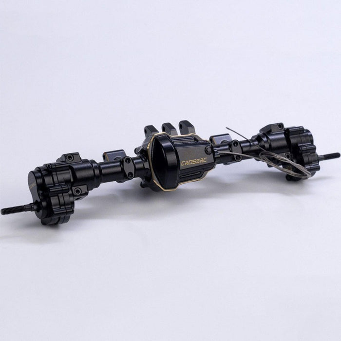 Cross RC Rear Portal Axle w/Link Mount for EMO AT6, AT4, Etc 1/10 (Metaal)