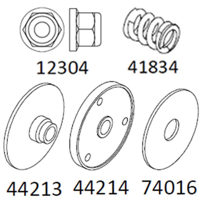 Cross RC Slipper Clutch Parts for EMO X 1/8