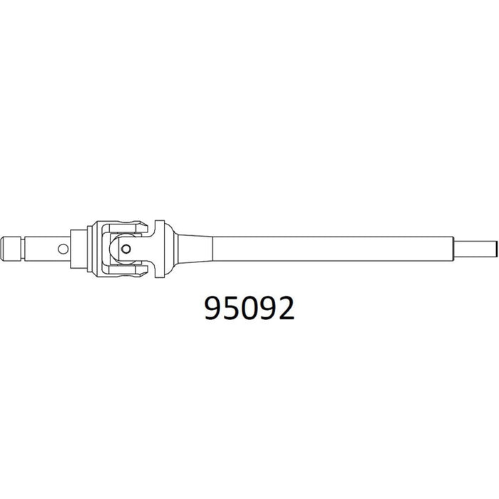 Cross RC Front CVD Shaft (Short) for EMO X 1/8