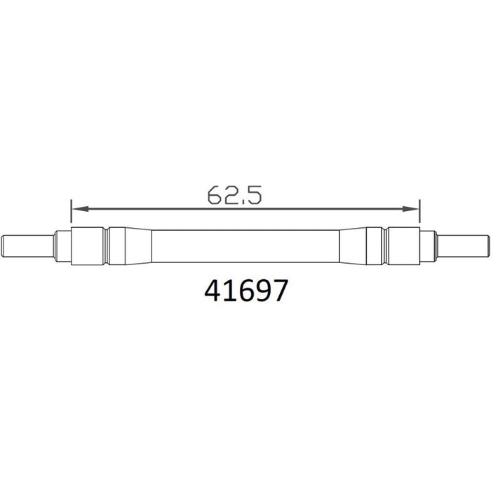 Cross RC Tie Rod (62.5mm) for EMO X 1/8