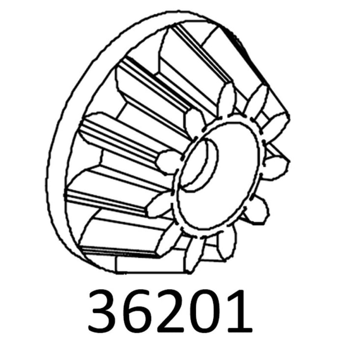 Cross RC 12T Axle Pinion Gear for EMO X 1/8