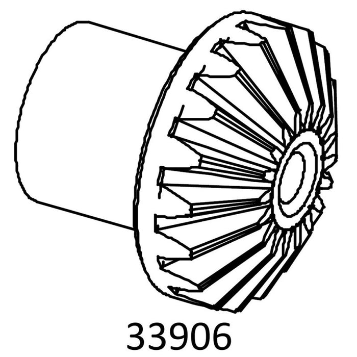 Cross RC Differential Lager Bevel Gear for EMO X 1/8
