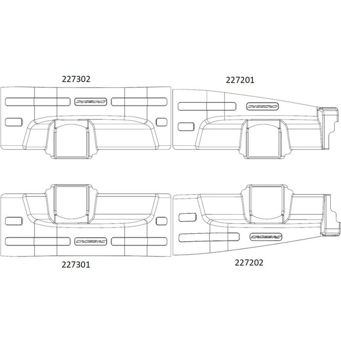 Cross RC Fender Set (Bag T) for EMO X 1/8