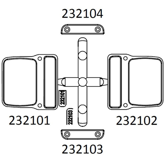 Cross RC Clear Lens for EMO X2 1/8