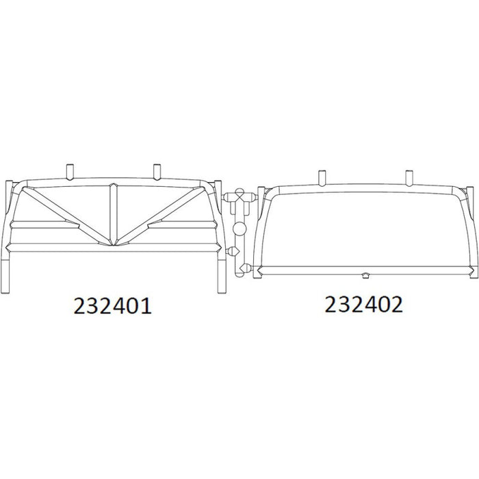 Cross RC Roof Rack Support for EMO X2 1/8