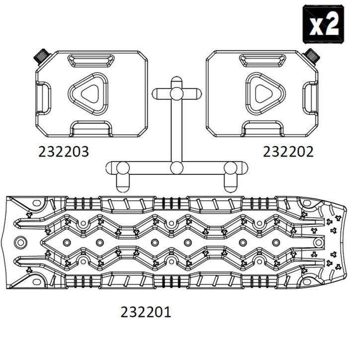 Cross RC Sandproof Board & Fuel Tank for EMO X2 1/8