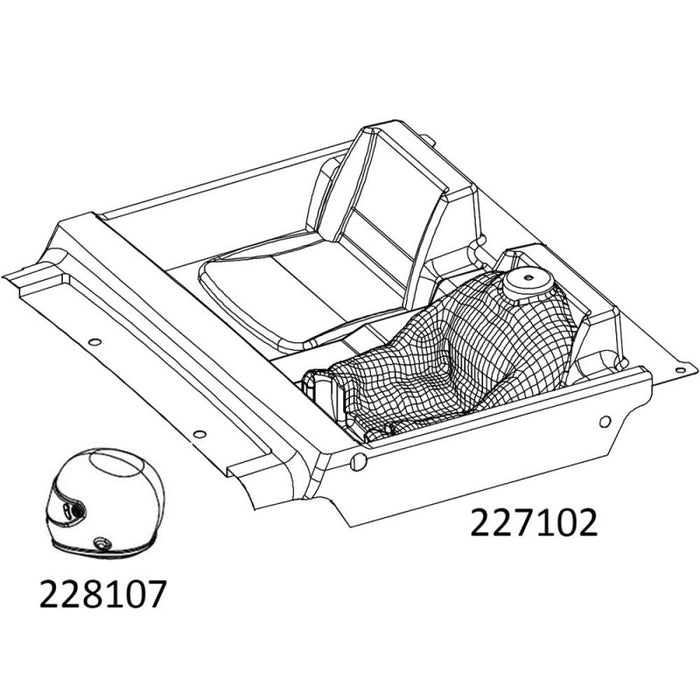 Cross RC Interior Kit for EMO X 1/8 (Clear)