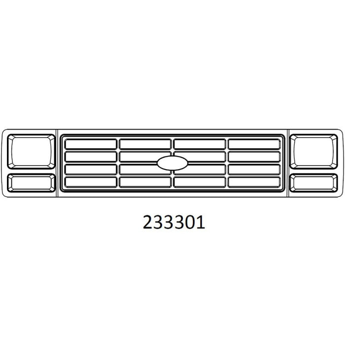 Cross RC Chrome Plated Main Grille for EMO X3 1/8