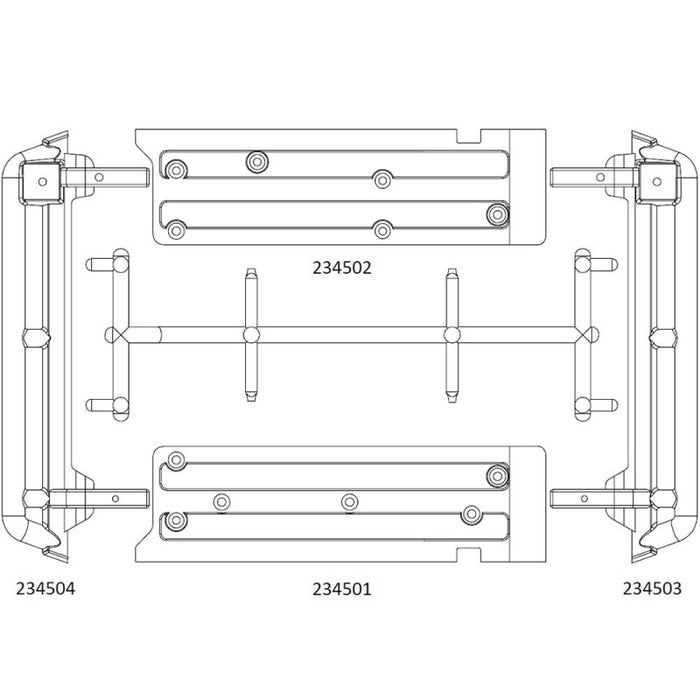 Cross RC Slider Pedals (Bag T) for EMO X3 1/8