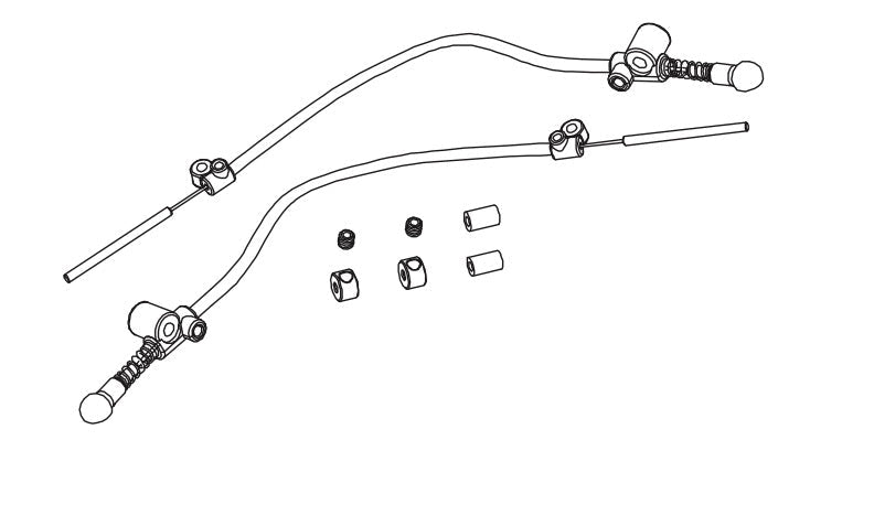 Ensemble de câbles (système de frein DIG) pour Absima CR4.4 1/10