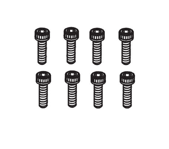 8PCS Cap Head Screw M3*8 for Absima CR3.4eco 1/10