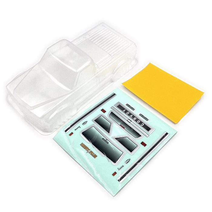 Lexan Body for HobbyPlus CR18P Convoy V2 1/18 (Transparent)