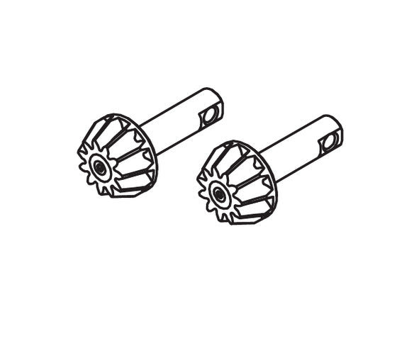 2PCS Engrenage différentiel 11T pour Absima CR3.4eco 1/10