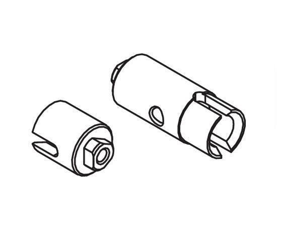 Differential Outdrives for Absima CR1.8 1/8