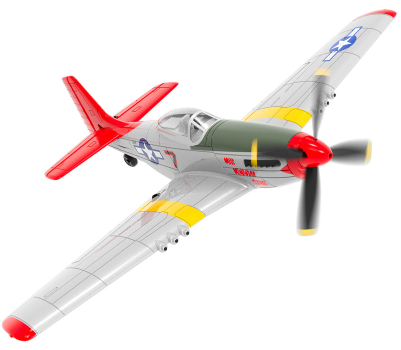 Volantex P51D Mustang 4 canaux avec gyroscope PNP (400mm en mousse)