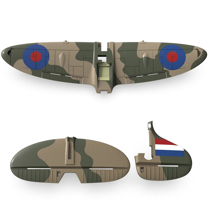 Volantex Tragfläche, Seitenleitwerk und Höhenleitwerk Spitfire 400mm (Grün)