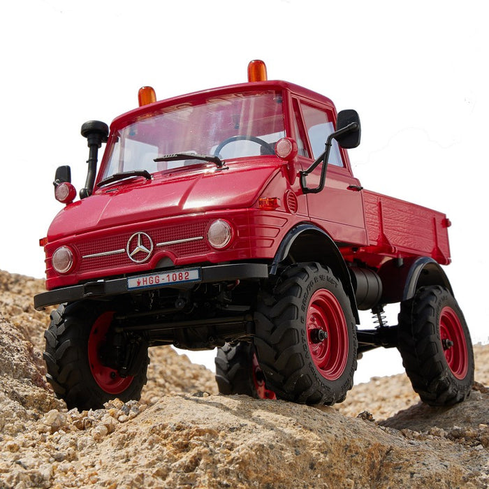 FMS FCX24 Unimog 1/24 Crawler PNP (Rouge)