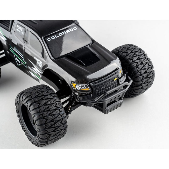 FMS Chevrolet Colorado FMT24 1/24 Monster Truck PNP (Noir)