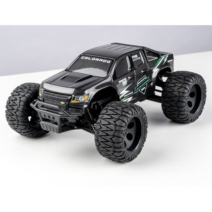 FMS Chevrolet Colorado FMT24 1/24 Monster Truck PNP (Noir)