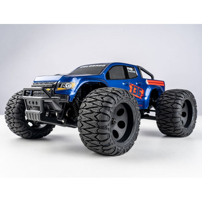 FMS Chevrolet Colorado FMT24 1/24 Monster Truck PNP (Bleu)