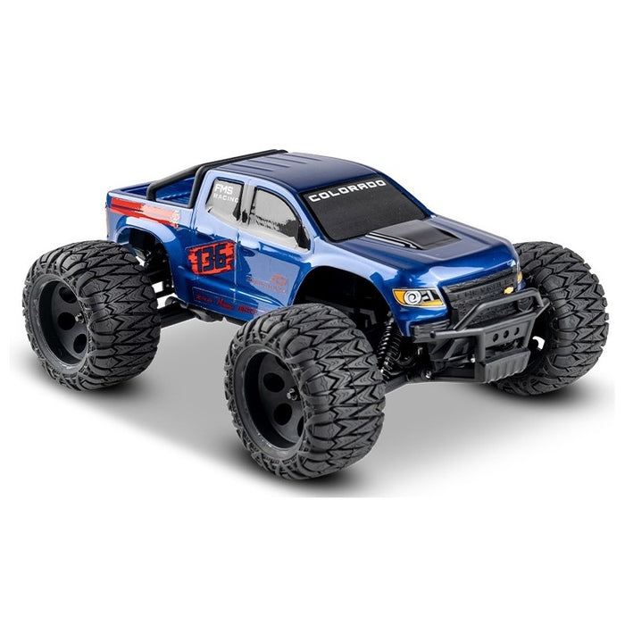 FMS Chevrolet Colorado FMT24 1/24 Monster Truck PNP (Bleu)