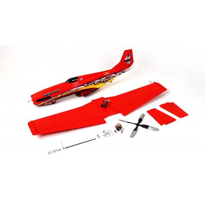 FMS 1100mm P-51D Mustang Dago BNF (Red)