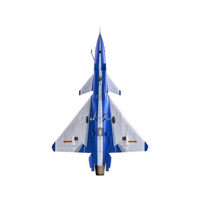 FMS 64mm J-10 EDF Jet w/ Reflex V3 BNF (Blue)
