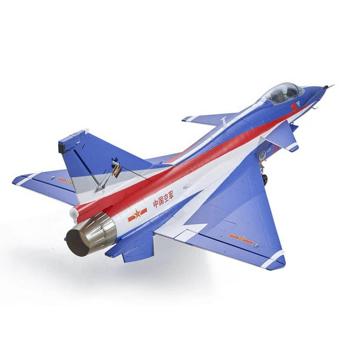 FMS 64mm J-10 EDF Jet w/ Reflex V3 BNF (Blue)