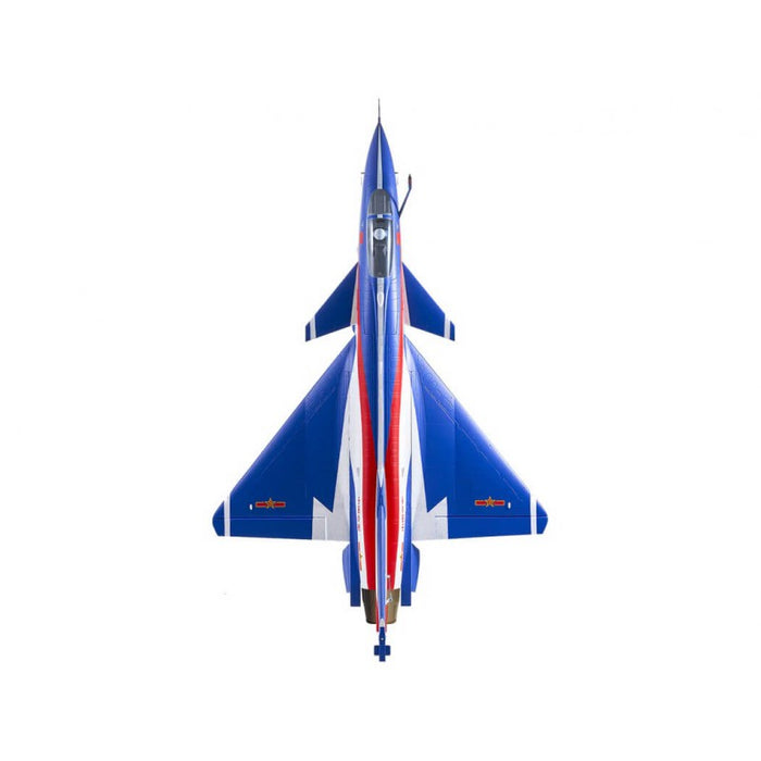 FMS 64mm J-10 EDF Jet w/ Reflex V3 BNF (Blue)