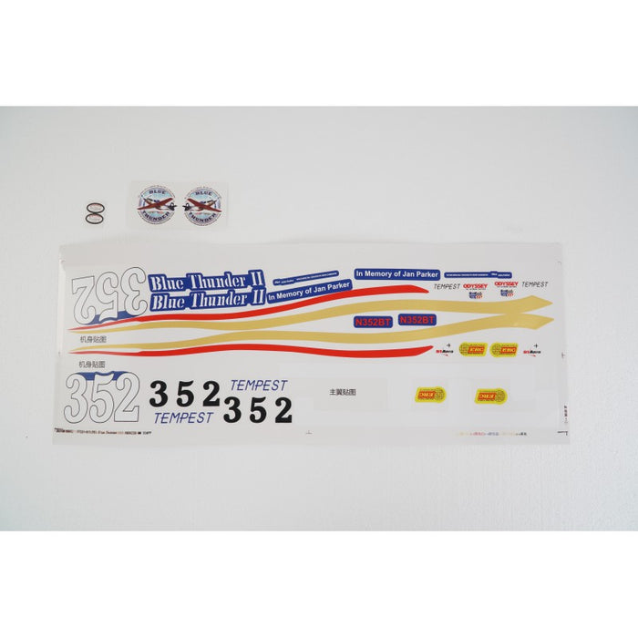 Decal Sheet for FMS 1100mm P-51D Blue Thunder 2