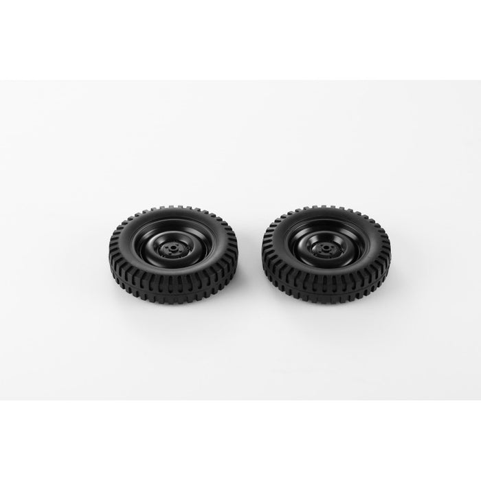 2PCS Wheel Assembly for FMS Suzuki Jimny LJ10 1/6